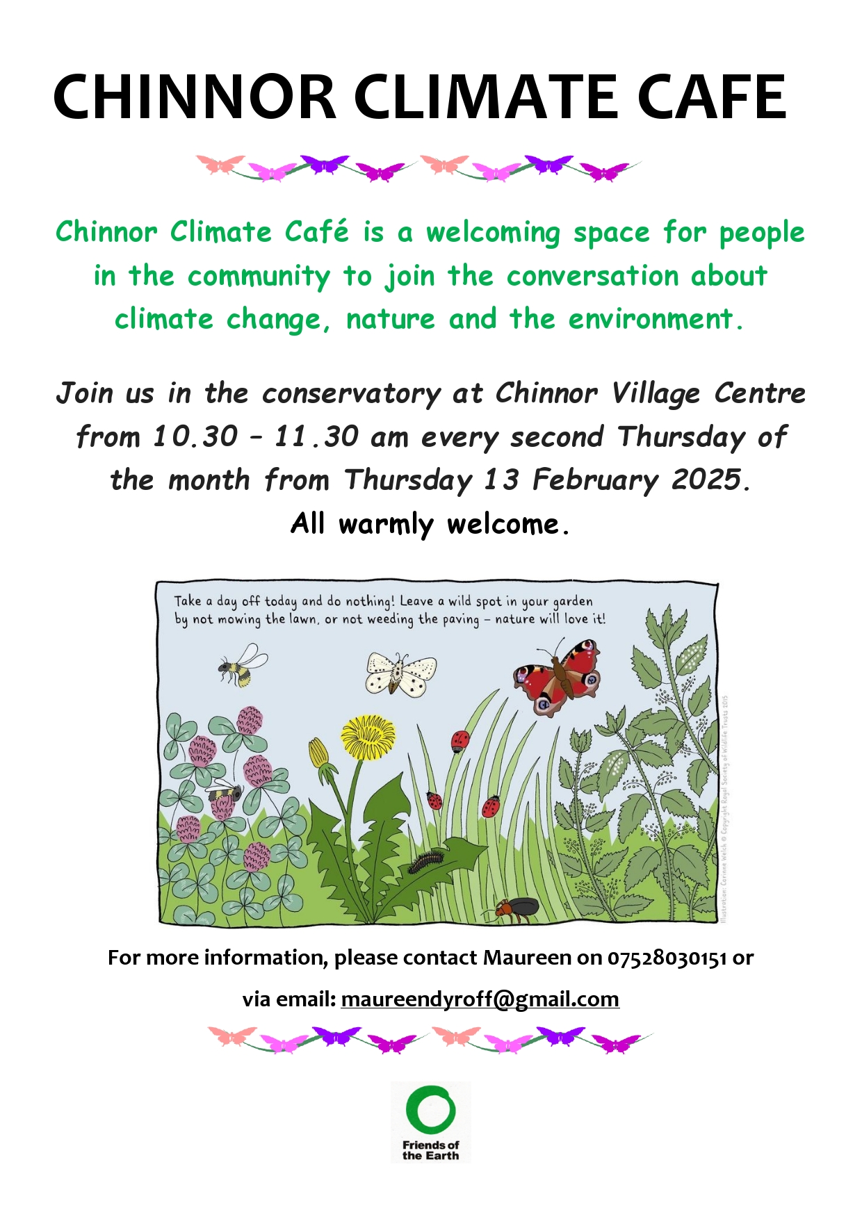 Climate Cafe Every Second Thursday